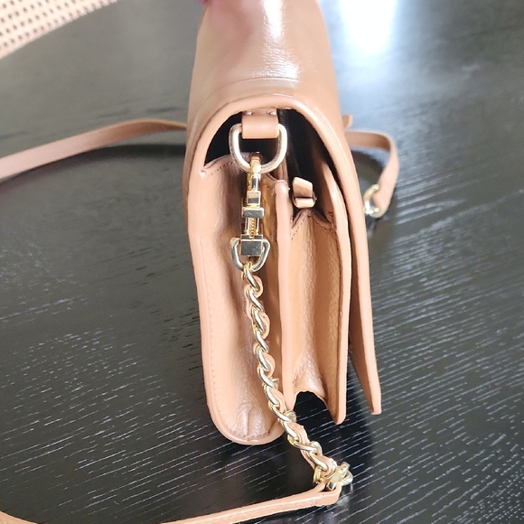 Tory Burch Tan Leather Crossbody Bag - Picture 5 of 10